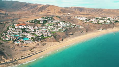 amazing esquinzo beach with endless horizon