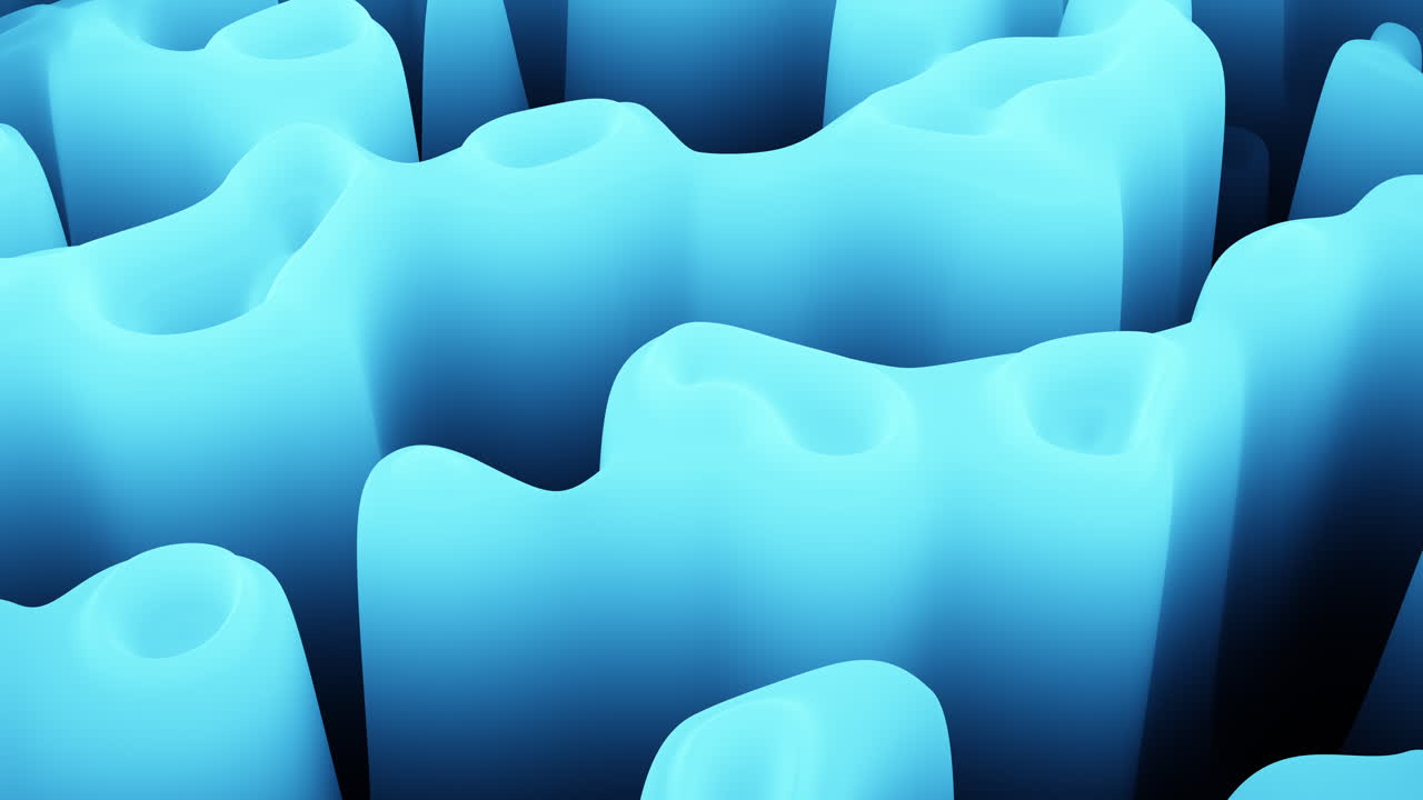 Chilled hues of icy crystallization form a frozen wonderland