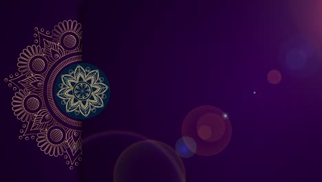 east arabic islamic style animation rotates, moves smoothly