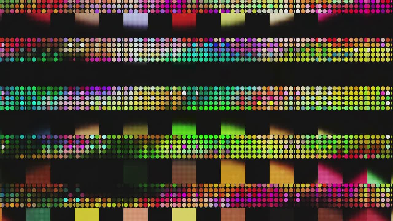 kaleidoscopio en movimiento. gráficos en movimiento de 4k