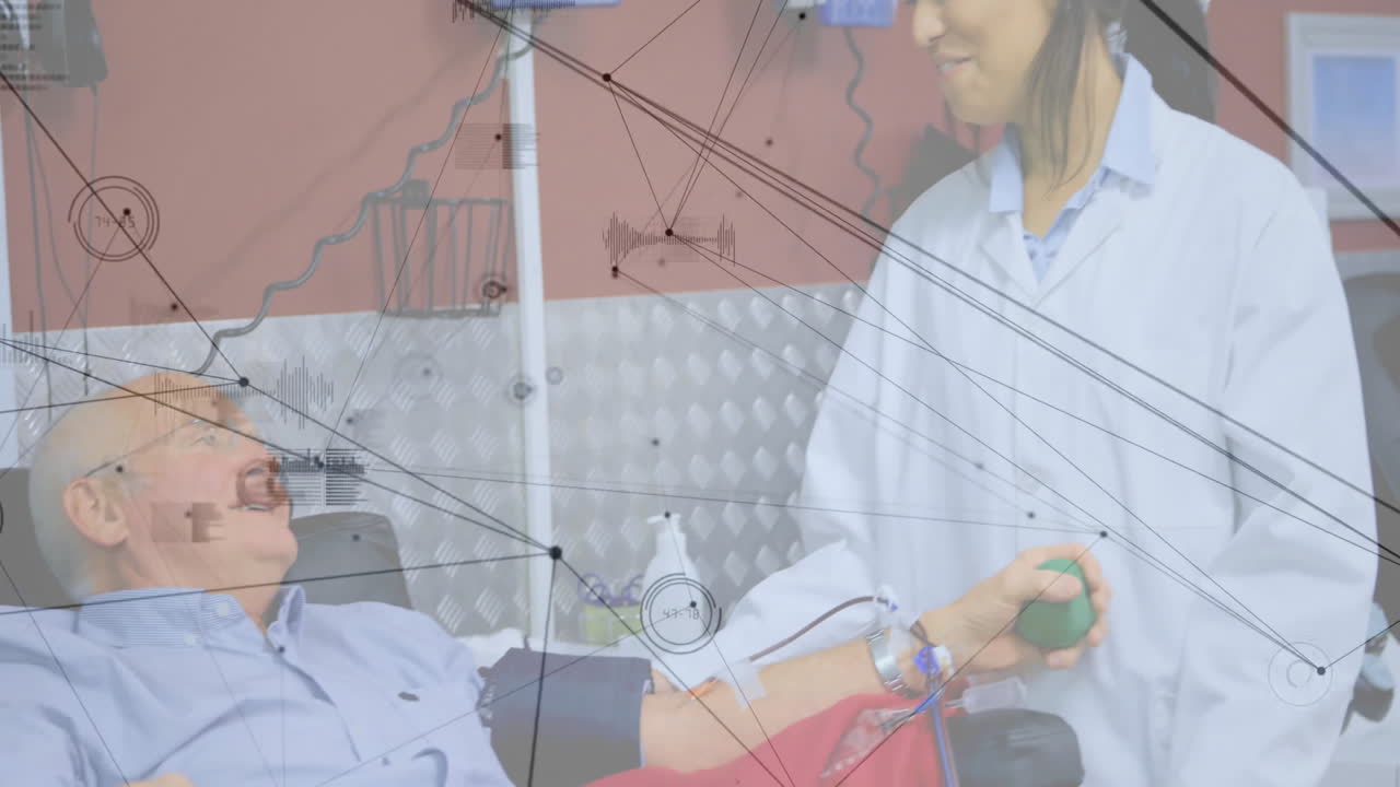 환자 및 의료 전문가에게 의료 데이터 처리 애니메이션을 지원합니다.