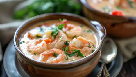 creamy shrimp soup