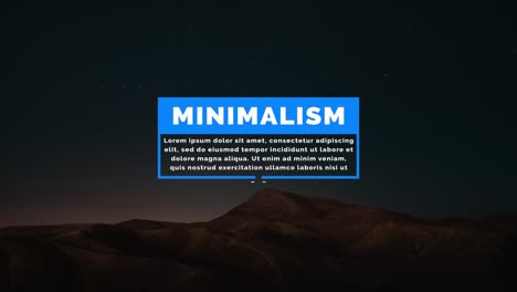 creative minimalist typography and motion design