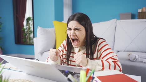 Young-woman-working-from-home-having-a-nervous-breakdown.