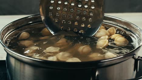 boiling dumplings