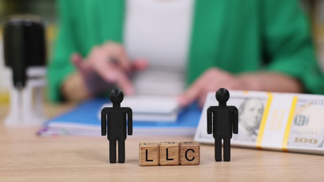 LLC business and finance concept