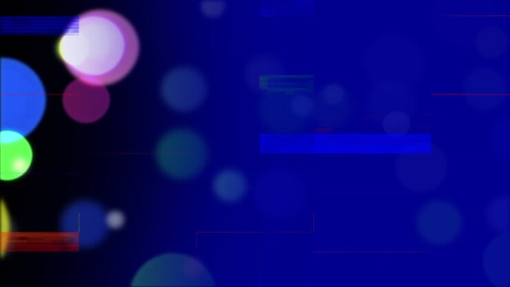 Bokeh lights and pixel noise