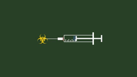 Eliminando-El-Coronavirus-Con-El-Vector-De-Animación-De-La-Vacuna