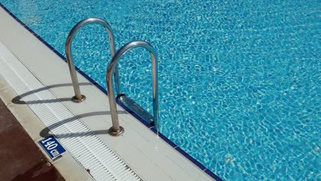 Grab-bars-ladder-in-the-swimming-pool