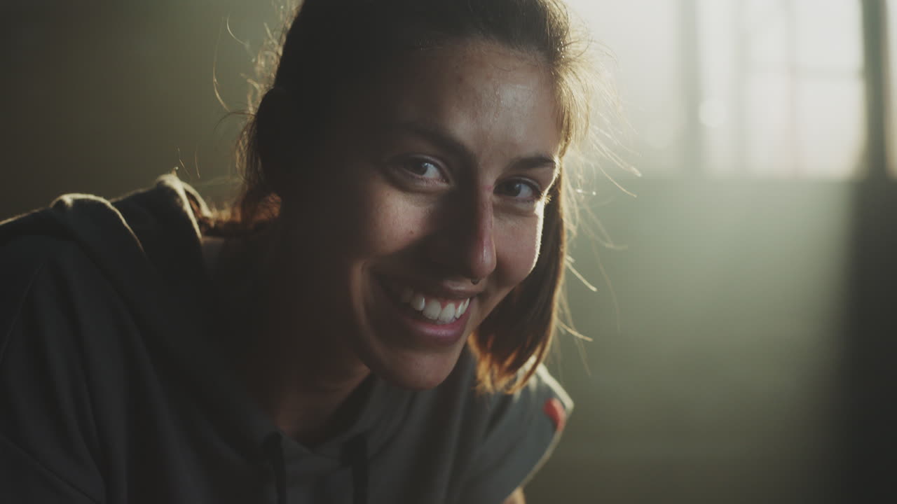 mujer haciendo ejercicio