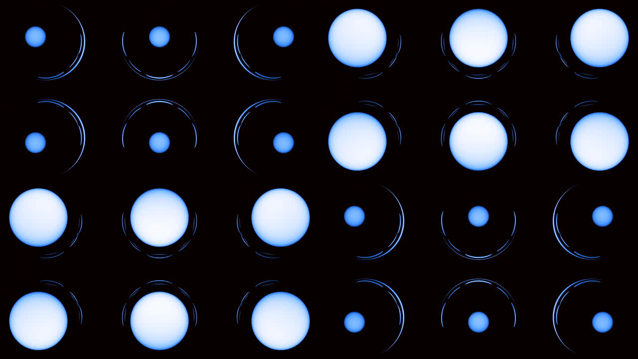 patrón geométrico abstracto con círculos y anillos