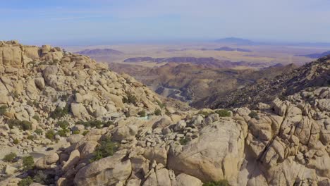 aerial view of the rumorosa mountain in mexicali mexico on a sunny day