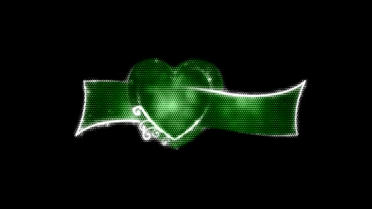 결혼식 을 위해 컴퓨터 로 생성 된 애니메이션 동작 배경