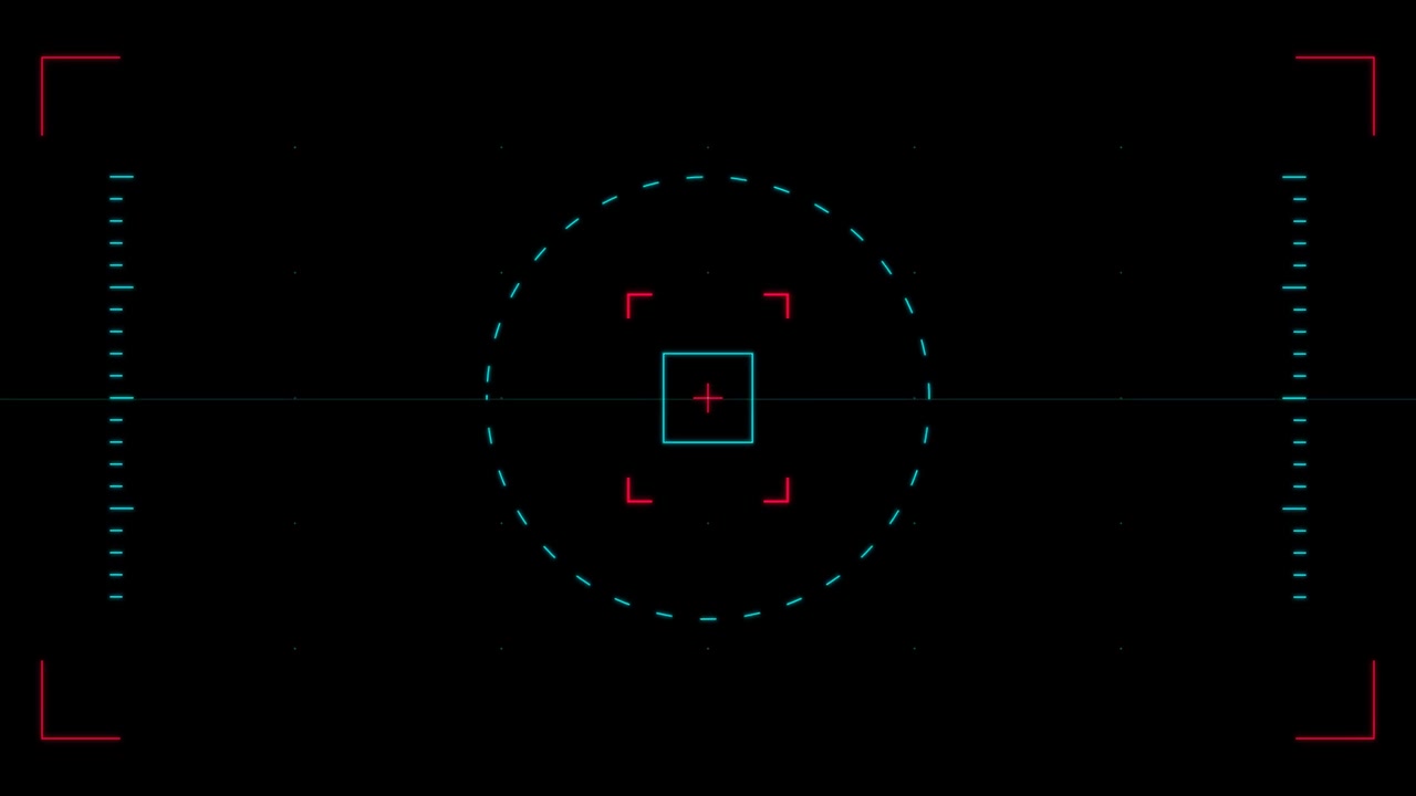 Digital Camera Viewfinder Overlay with Targeting Reticle