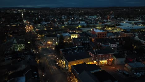 Lititz,-Pennsylvania-Bei-Nacht