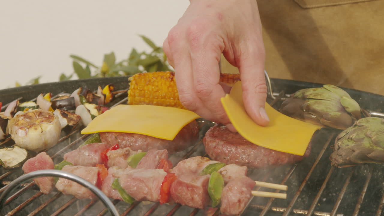 Delicious BBQ Meal in Progress