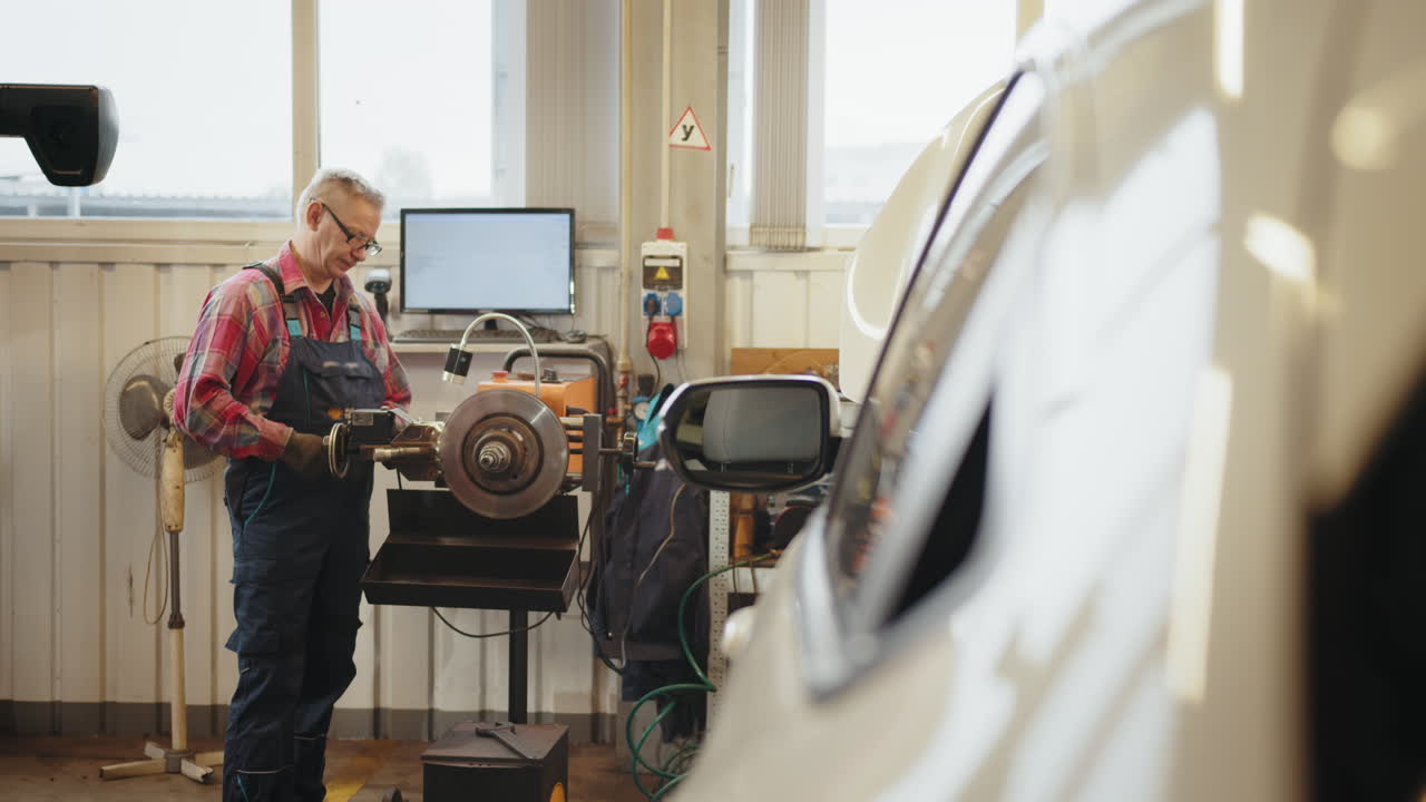 자동차 기계 수리 자동차 브레이크