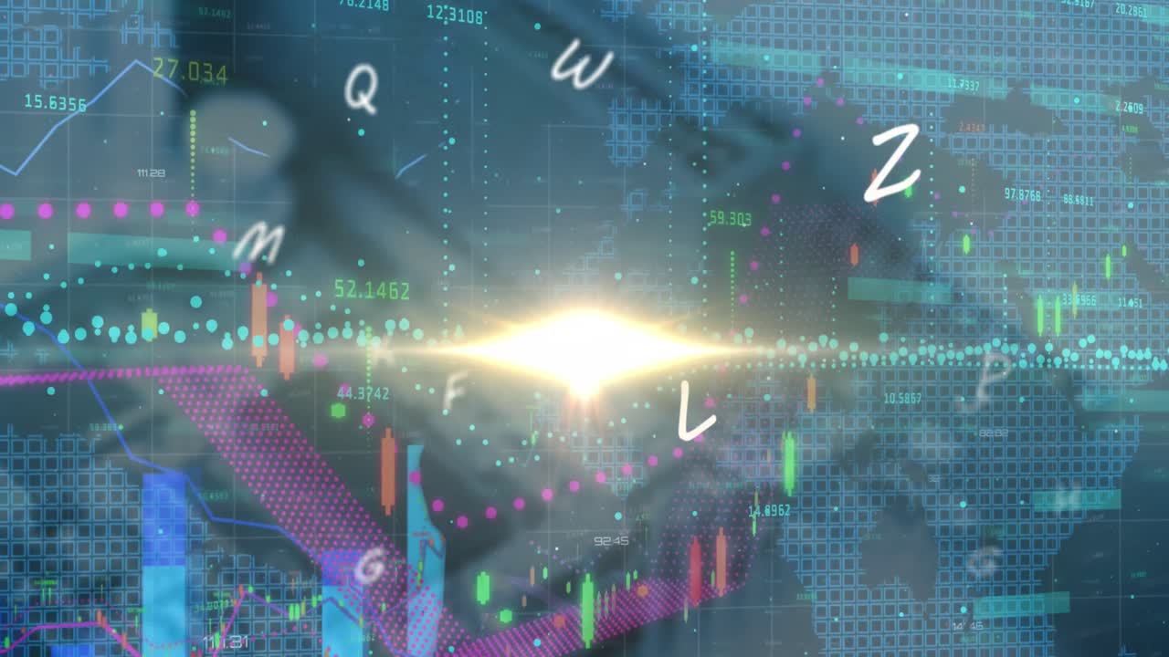 라이트 스 ⁇ 의 애니메이션과 컴퓨터 서버의 클로즈업에 대한 통계 데이터 처리