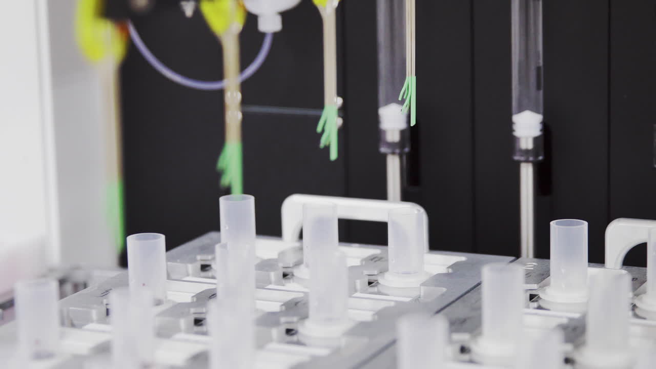 primer plano de la investigación de equipos médicos sobre la definición del cáncer