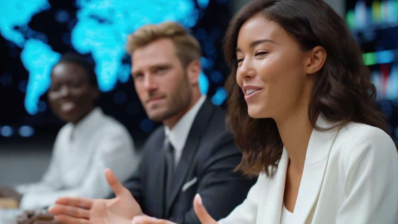 Riunione del team commerciale internazionale