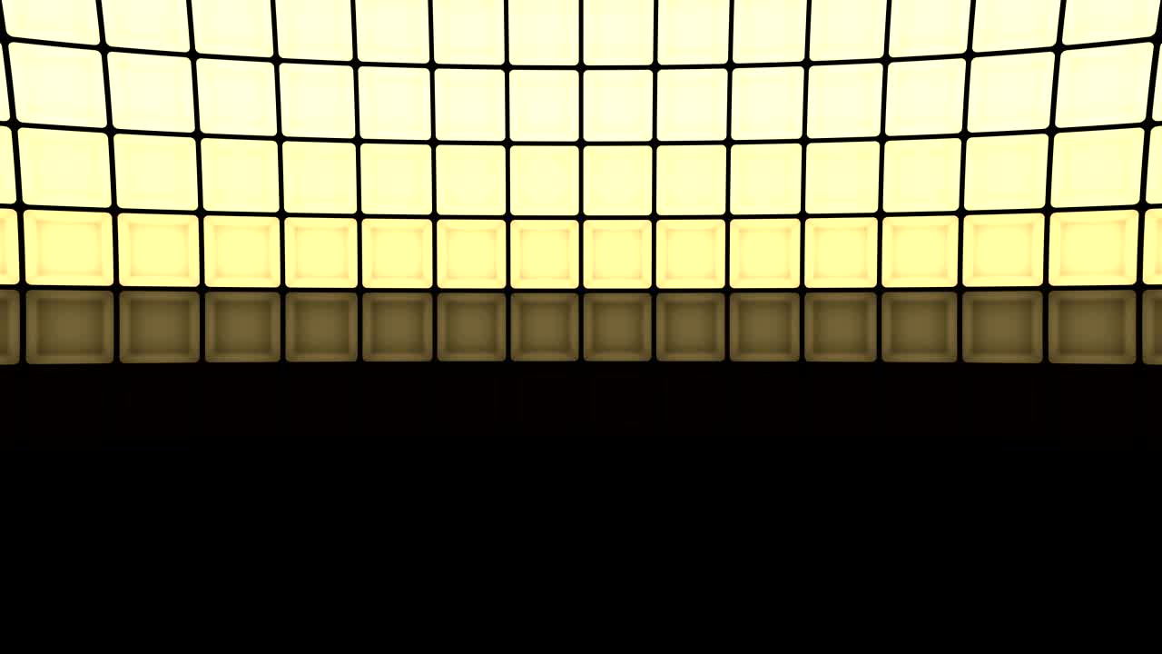 벽 큐브, 전구 패턴, 정적 수평 스테이지, 배경, vj 루프