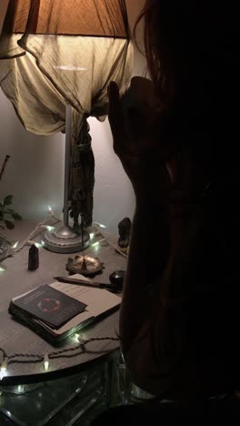 a cozy evening of reflection and self-care