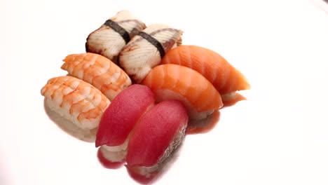 assortment of sushi