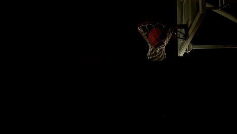 male basketball player playing in the court 4k