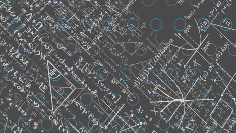 animación del procesamiento de datos científicos sobre un fondo oscuro