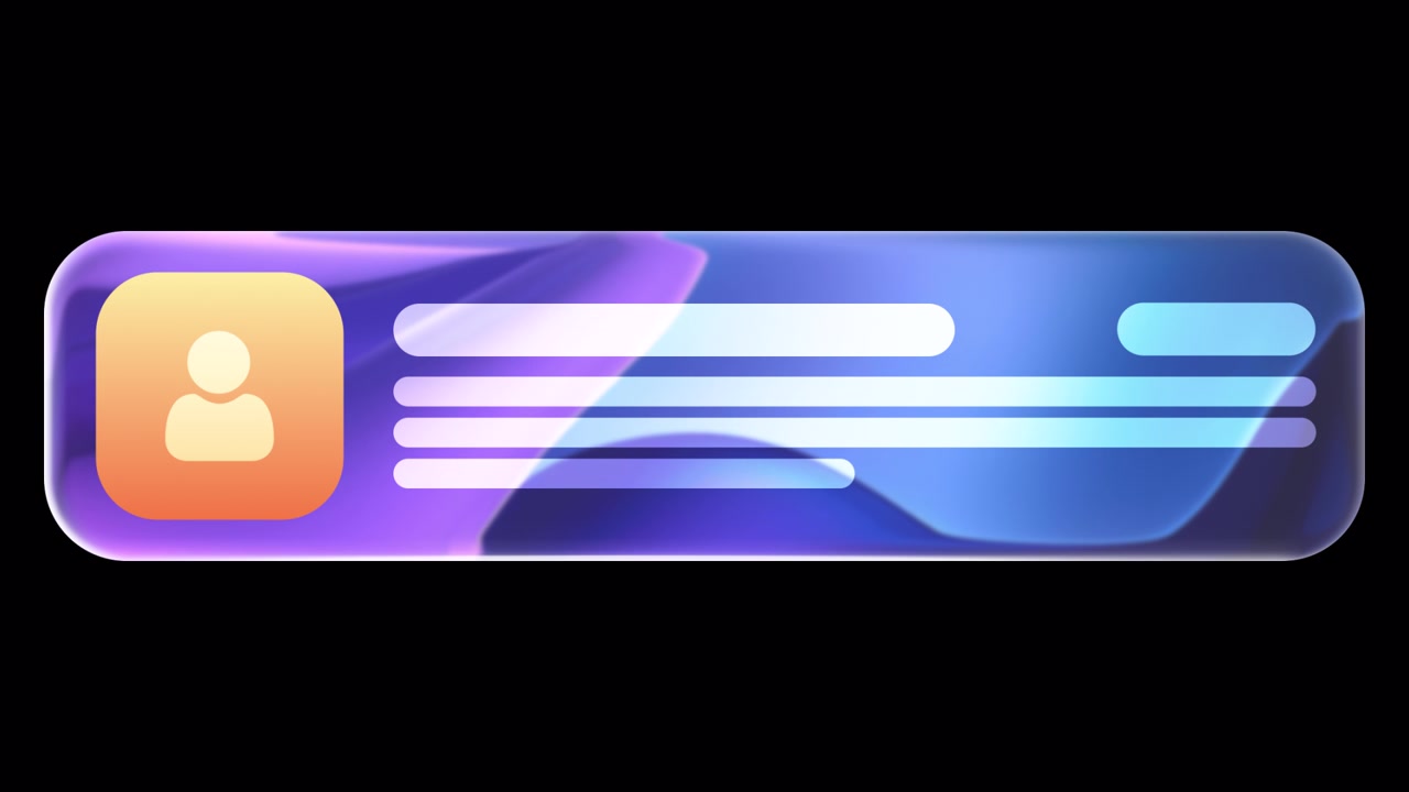 Animated UI Profile Card