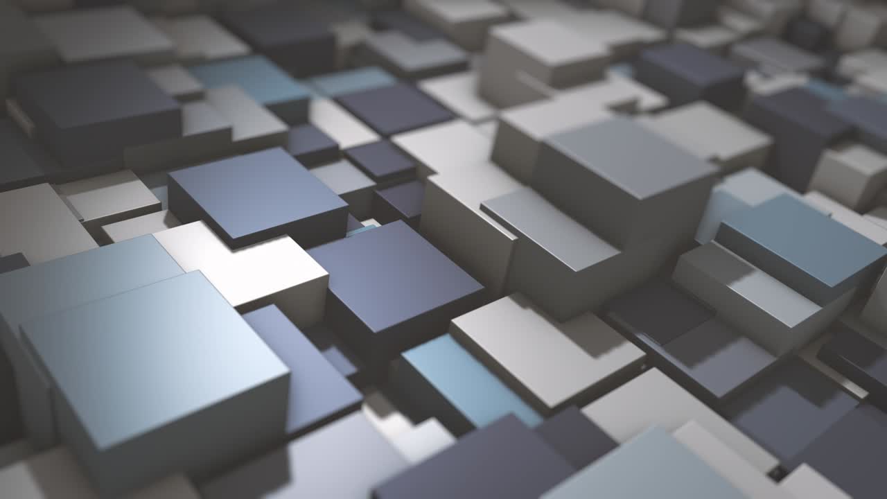 estructura abstracta con cubos