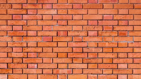 slow zoom in red brick wall background or texture