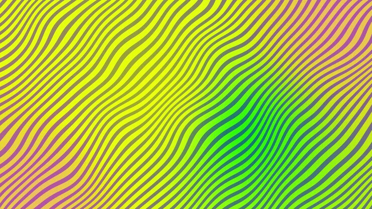 Illusion lines and gradient noise background