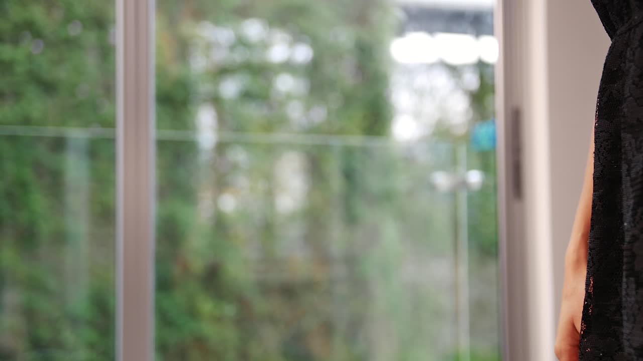 Business man kindly taking woman's hand