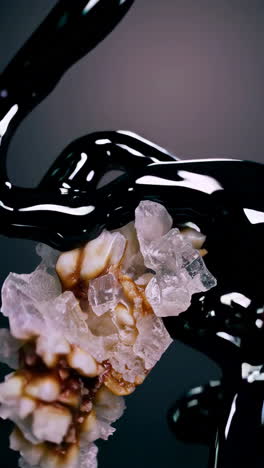 abstract food and resin art