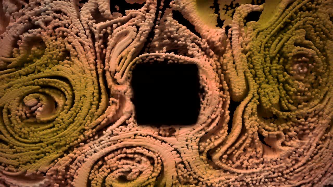 Playful square logo reveal.