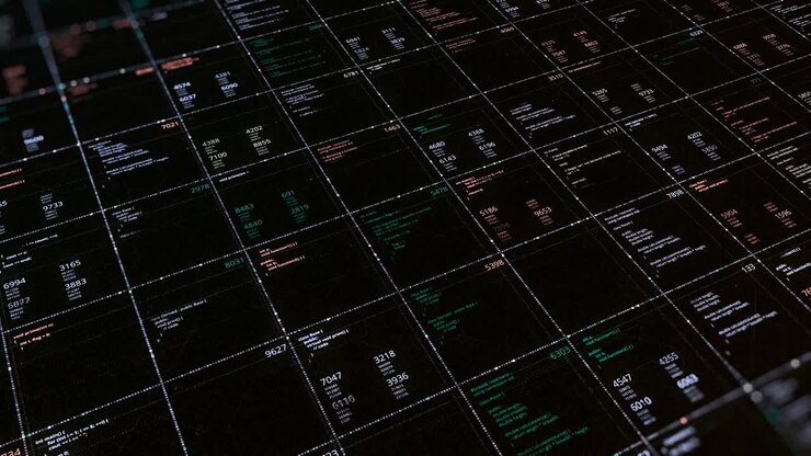 Abstract Computer Code Grid