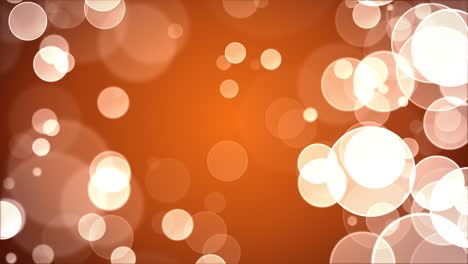 animación de fondo bokeh de color naranja de bucle 4k para transmisión, comerciales y presentaciones.