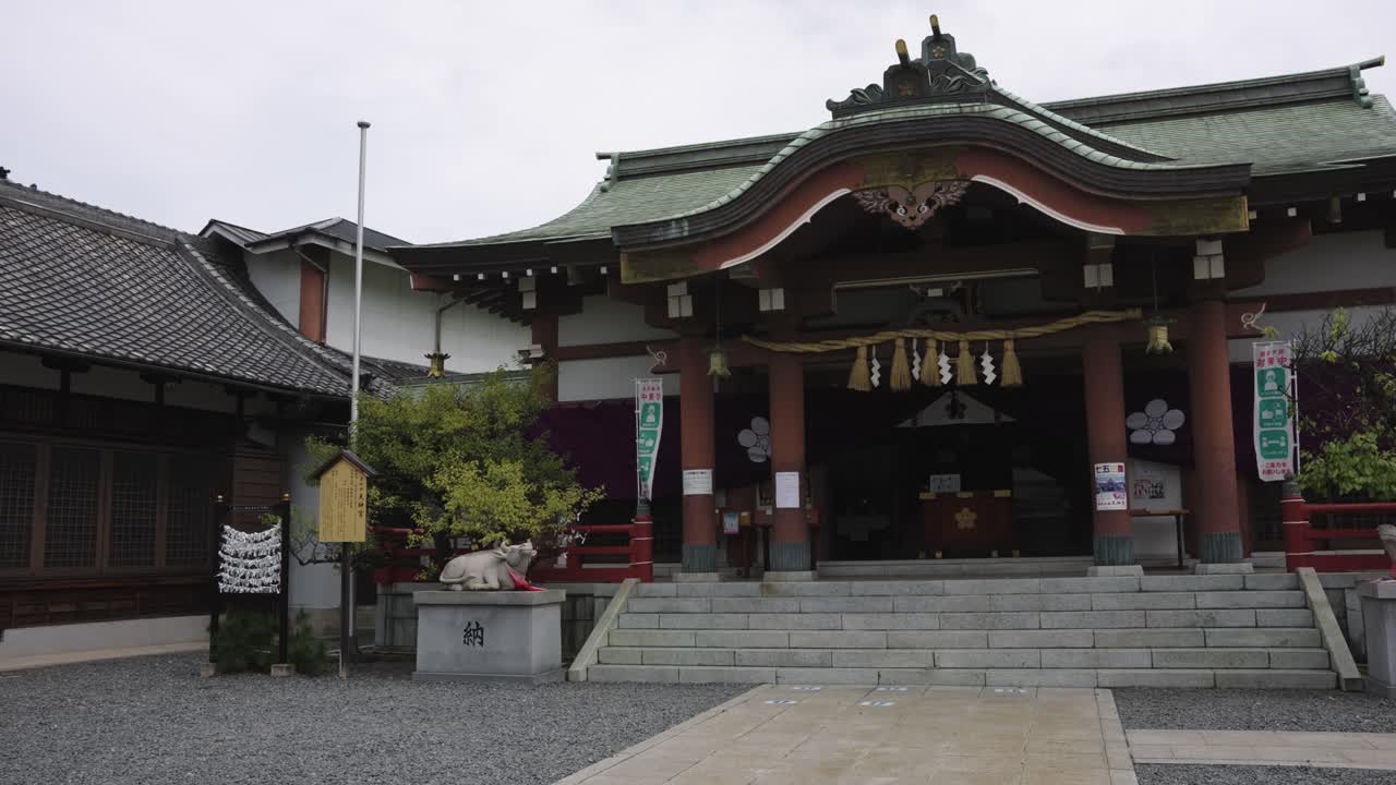 santuario sintoísta japonés en kishiwada, santuario kishiki y centro de danjiri matsuri
