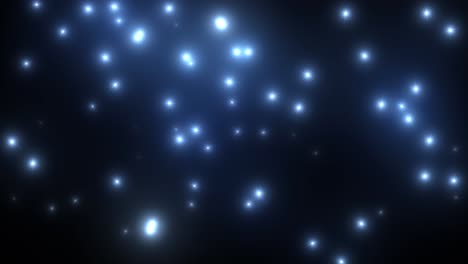 luces estelares azules