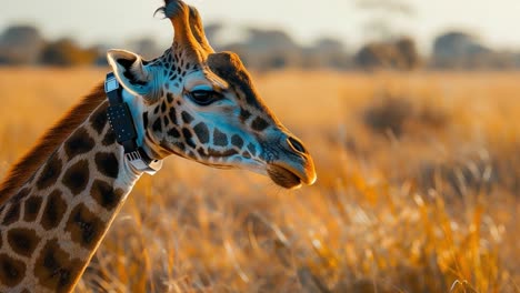 giraffe in its natural habitat