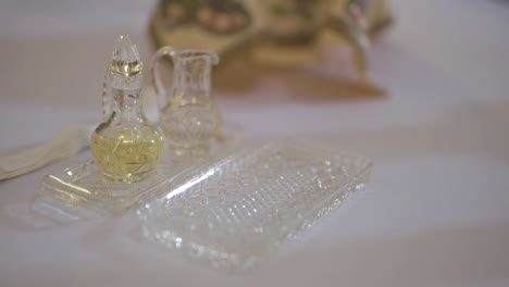 closeup of sacred objects in church