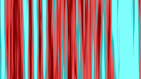 looping animation of aqua and red vertical lines oscillating