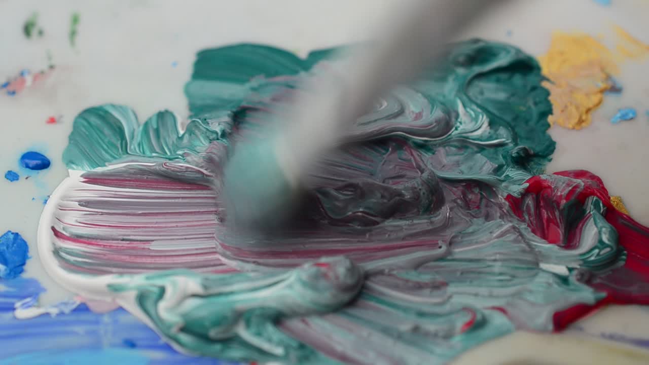 Mescolare colori acrilici. Colori acrilici.