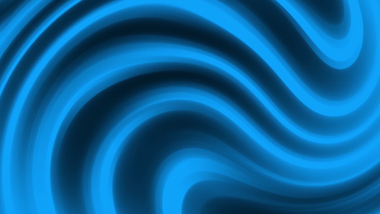 Abstract blue curved liquid background
