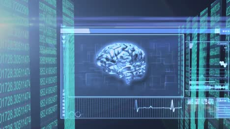 el cerebro humano gira contra el procesamiento de datos de seguridad cibernética.