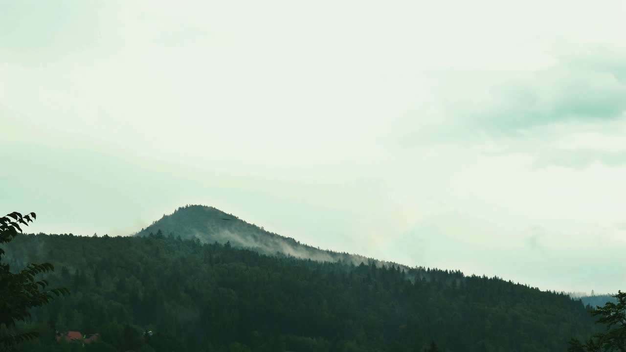 Clouds in the sky. Time lapse