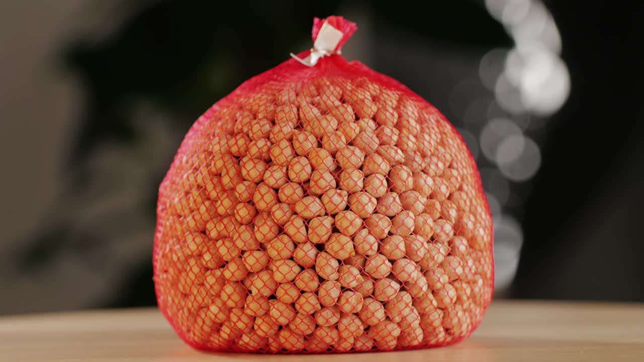 Chickpeas close up food background, chickpeas texture macro, raw cereal healthy food.