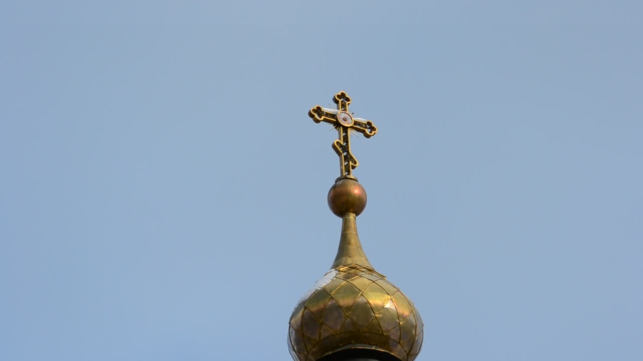 cross against the sky