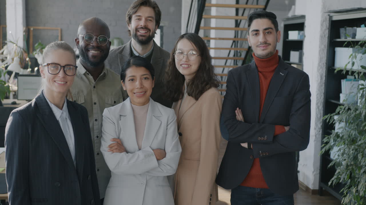 Happy Diverse Business Team Portrait